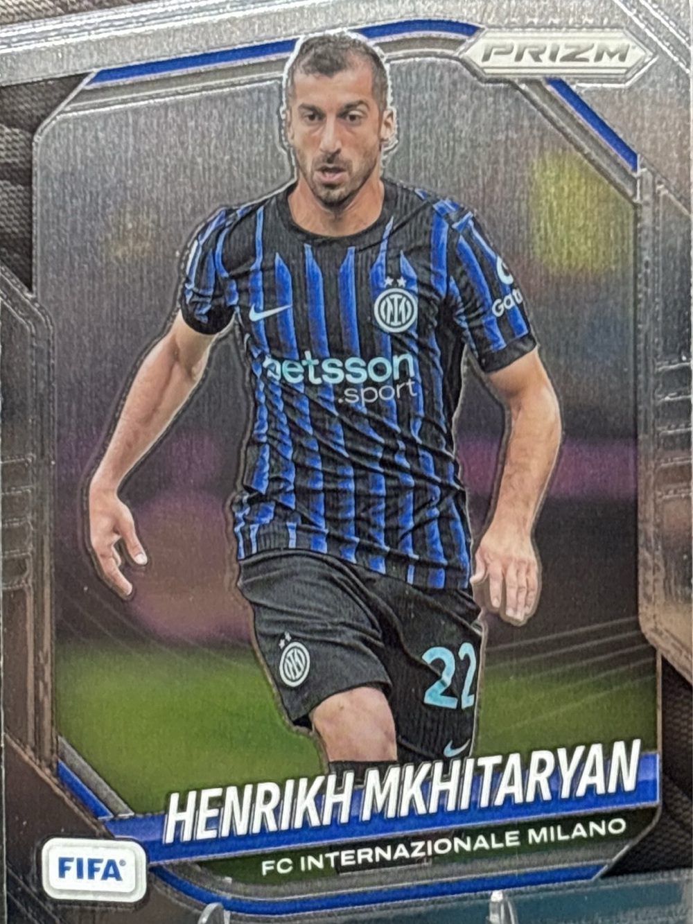 Panini Prizm Henrikh Mkhitaryan Inter Milan Soccer Card